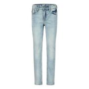 Me & My Monkey skinny jeans light denim Blauw Jongens Stretchdenim Eff...