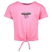 Like Flo T-shirt met printopdruk roze Meisjes Viscose Ronde hals Print...