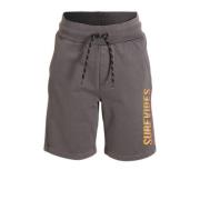 29FT sweatshort donkergrijs Korte broek Jongens Katoen Tekst - 116