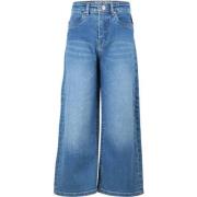 Blue Rebel high waist wide leg jeans Alba malibu beach Blauw Meisjes D...