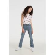 anytime flared jeans blauw Meisjes Denim - 104 | Jeans van anytime