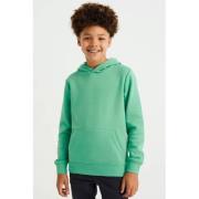 WE Fashion Blue Ridge hoodie middengroen Sweater Effen - 110/116