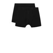 ten Cate boxershort - set van 2 zwart Jongens Biologisch katoen Effen ...