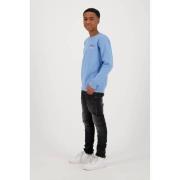 Raizzed sweater Konrad met tekst blauw Tekst - 104