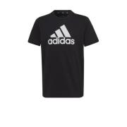 adidas Sportswear T-shirt zwart/wit Jongens/Meisjes Katoen Ronde hals ...
