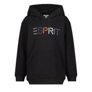 ESPRIT hoodie met logo zwart Sweater Logo - 92 | Sweater van ESPRIT