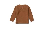 Noppies baby longsleeve Nanyuki met katoen bruin Effen - 50