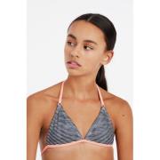 Protest triangelbikini PRTNIKLE JR roze/groen Wit Meisjes Polyamide St...