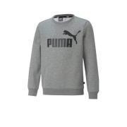 Puma sweater grijs melange Logo - 128 | Sweater van Puma
