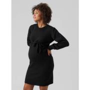 MAMALICIOUS zwangerschapsjurk MLNEWANNE zwart Dames Polyester Ronde ha...