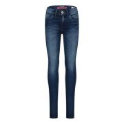 Vingino high waist super skinny jeans Bianca dark vintage Blauw Meisje...
