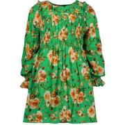 Vingino gebloemde jurk groen Meisjes Katoen Ronde hals Bloemen - 110