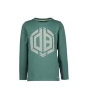 Vingino x Daley longsleeve Jario met printopdruk groen Jongens Stretch...