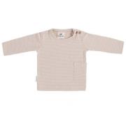 Baby's Only longsleeve Stripe oudroze/off white Jongens Katoen Ronde h...