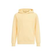 WE Fashion Blue Ridge hoodie light yellow Sweater Geel Effen - 134/140