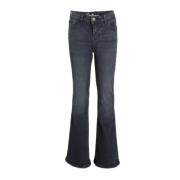 Retour Jeans flared jeans Midar black denim Zwart Meisjes Stretchdenim...