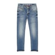 Vingino skinny jeans Anzio blue denim Blauw Jongens Katoen Effen - 158