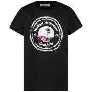 Cars T-shirt Lofti met printopdruk zwart Meisjes Katoen Ronde hals Pri...