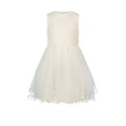 Le Chic A-lijn jurk SYMPHA wit Meisjes Polyester Ronde hals Effen - 14...
