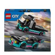 LEGO City Raceauto en transporttruck 60406 Bouwset