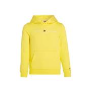 Tommy Hilfiger hoodie geel Sweater Effen - 104 | Sweater van Tommy Hil...