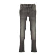 Vingino skinny jeans Anzio dark grey vintage Grijs Jongens Katoen Effe...