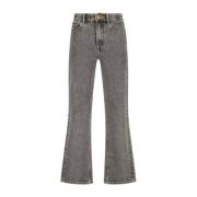 Vingino wide leg jeans Cato grey vintage Grijs Meisjes Katoen Effen - ...