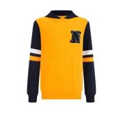 WE Fashion hoodie geel/zwart/wit Sweater Meerkleurig - 92