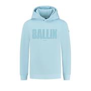 Ballin hoodie met tekst lichtblauw Sweater Tekst - 140