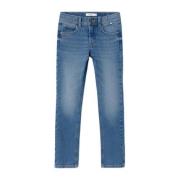 NAME IT KIDS slim fit jeans NMMSILAS medium blue denim Blauw Jongens K...