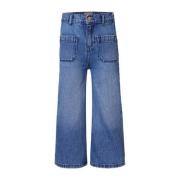 Noppies wide leg jeans Edwardsville medium blue denim wash Blauw Effen...