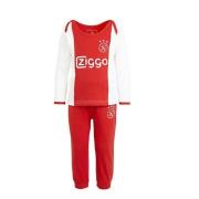 Ajax baby pyjama rood/wit Jongens Katoen Ronde hals Logo - 50/56