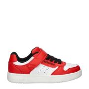 Skechers Quik Street sneakers rood/wit Jongens Imitatieleer Meerkleuri...