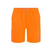 WE Fashion zwemshort oranje Jongens Polyester Effen - 110/116