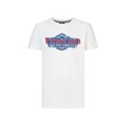 Petrol Industries T-shirt met logo wit Jongens Katoen Ronde hals Logo ...