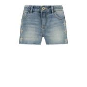 Vingino denim short Dafina Star met sterren old vintage Korte broek Bl...