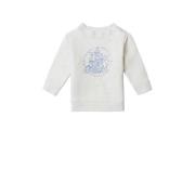 Noppies baby sweater met printopdruk offwhite Wit Printopdruk - 56