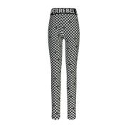 SuperRebel legging zwart/wit Broek Meisjes Polyester All over print - ...