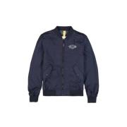 Garcia bomberjack zomer donkerblauw Jas Jongens Polyester Opstaande kr...