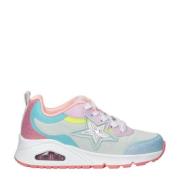 Skechers Uno Starry Vibe sneakers lichtblauw/multi Meisjes Imitatielee...