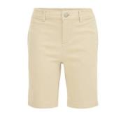 WE Fashion tapered fit chino short zand Korte broek Beige Jongens Kato...