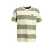 Me & My Monkey tie-dye T-shirt Peker groen Jongens Katoen Ronde hals T...