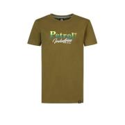 Petrol Industries T-shirt mosgroen Jongens Katoen Ronde hals Effen - 1...