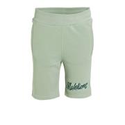 Malelions regular fit sweatshort Captain met logo groen Korte broek Jo...