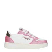 REPLAY Epic Jr sneakers wit/roze Meisjes Imitatieleer Meerkleurig - 28