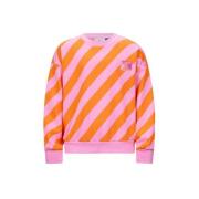 Retour Jeans gestreepte sweater Vivian oranje/roze Streep - 146/152