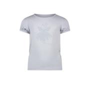 Le Chic T-shirt NOMS met printopdruk lichtblauw Meisjes Katoen Ronde h...