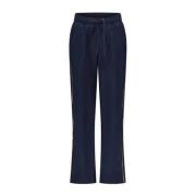 TYGO & vito regular fit broek Pip met zijstreep donkerblauw Meisjes Bi...