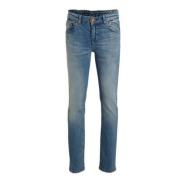 LTB straight fit jeans RAFIEL B santosa wash Blauw Jongens Denim Effen...