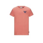 Retour Jeans T-shirt Zeb met printopdruk koraal Oranje Jongens Katoen ...